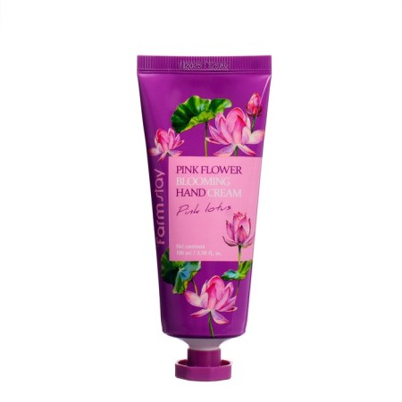 Farmstay hand cream with lotus extract-1