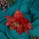 Decor "Winter Flower" Spraying Bloss, 24x20 cm, red