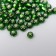 Round 6/0 beads in the bottle "dark green" transparent-color 20 g