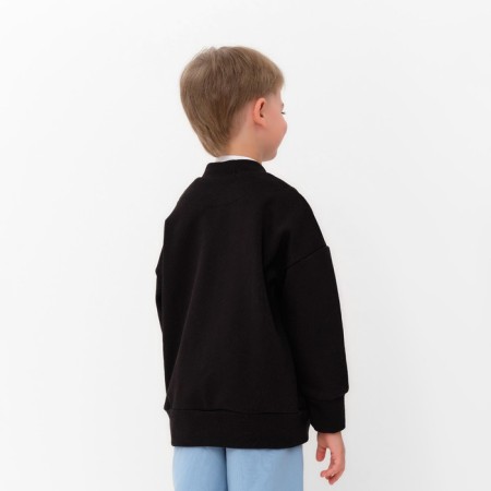 Bomber Children's minku Black color, height 110 cm-10
