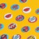 Sugar medallions Top Decor, Pop Art, 35 x 25 mm, set 63 pcs.
