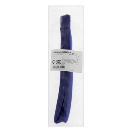 Velcro screed for wires 150x10x1.5 mm tundra, blue color, 10 pcs.-9