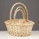 Set of wicker baskets, willow, 3 pcs., Natural color, light