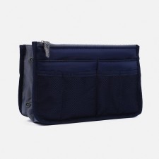 Cosmetic bag-organizer on lightning, blue color