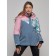 Ski jacket female, size 46, pink color