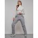 Semi-combinezone Ski Drapeted Feminine, size 46, light-gray color