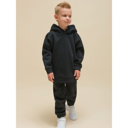 Baby trousers, height 116 cm, black color-9