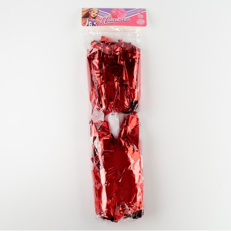 Pompom 1pc, red color, foil-6