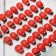 The stickers "God's cows", red, set of 40 pcs., Size 1 pc: 1 × 1.2 cm