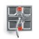 The built -in LED LED Feron AL514, IP20, LED, 12 W, 120x120x20 mm, white color