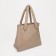 Zipper bag with lightning, beige color