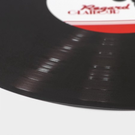 Serving napkin on the table “Vinyl plate”, d = 38 cm, black color-3