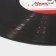 Serving napkin on the table “Vinyl plate”, d = 38 cm, black color