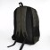 Youth backpack from textiles, 2 departments, 4 pockets, green color