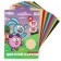 Cardboard color with sparkles, A4, 10 sheets, 10 colors, non -moped, bilateral, in the folder, 250 g/m², Smeshariki