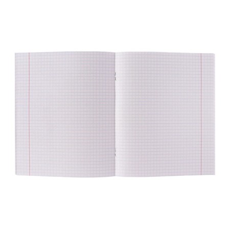 Notebook of 48 sheets in a cage, "patterns", cover covering cardboard, mix-6