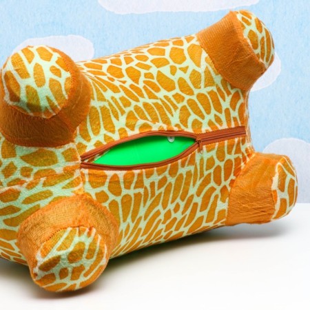 Toy - Children's "Deer" rubber inflatable, 50x27cm, in a case, brown-3