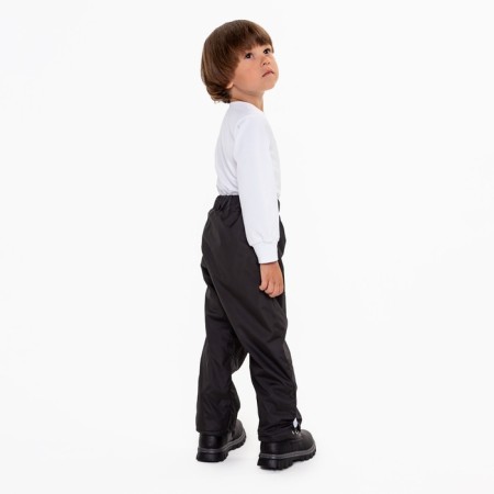 Baby trousers, black color, height 146 cm-3