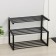 Shoe 3-tier 59 × 31 × 45 cm "six", black color
