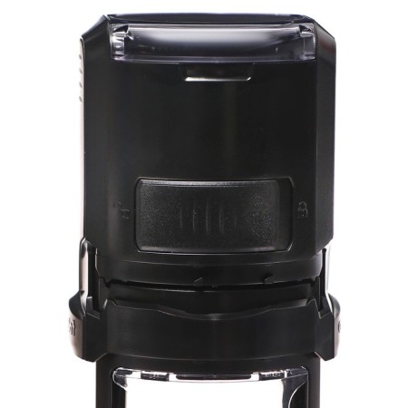 Equipment for round printing automatic Trodat Printy 4645, diameter 45 mm, with a lid, black body-4