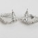 Earrings Metal "Caribbean" Rhombus, silver color