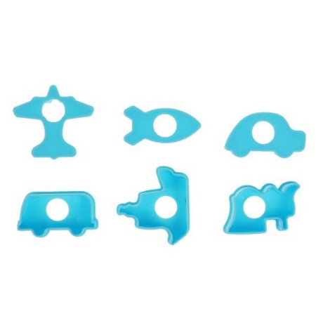 Set with a code dough "Hot Wils", 6 centers, 9 forms, a rolling pin, glass-2