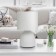 Rivoli Nadine 1he14, 40 watts ceramics white with a lampshade
