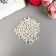 Beads for creativity plastic "elongated pearls" set of 15 g 1x0.8 cm