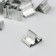 Fitting holder T-shaped metal 1.3x1.5x1 cm