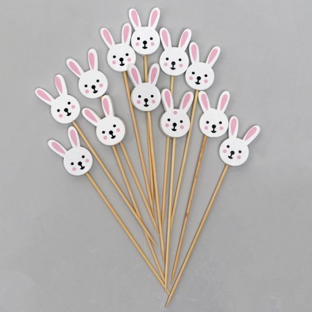Skewers "Bunny", in a set of 12 pieces-2