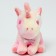 Soft toy "Unicorn" 23 cm, pink color