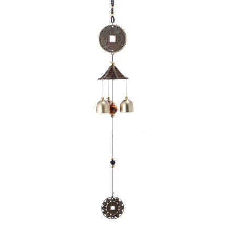 Wind Music Metal "Dragon on Monet" 3 bells 45 cm-7