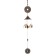 Wind Music Metal "Dragon on Monet" 3 bells 45 cm