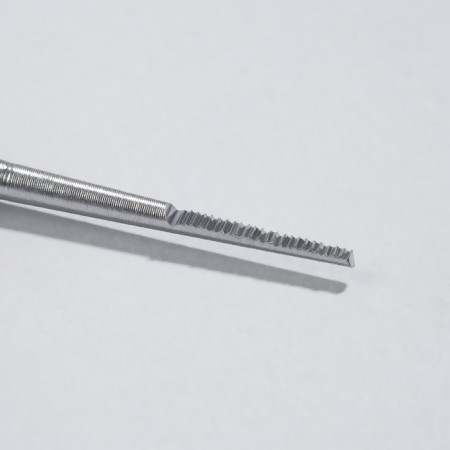 Kuretka-saw, bilateral, 14 cm, silver color-2