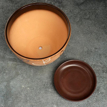 Pot Flower Lenok 2.4l with a stand-2