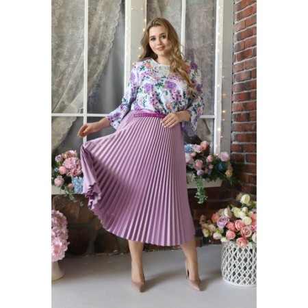 Women's dress, size 52, purple color-9