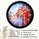 Wall clock, D-28 cm, interior "evening London", silent