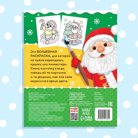 New Year! Water coloring "Magic World", 12 p.-3