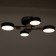Causteen with PDU 2297/4BK LED 96W 3000-6000K black 63x46x14 cm Bayerlux