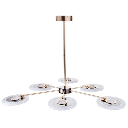 Malli chandelier LED 84W gold 80x80x33 cm Bayerlux-3