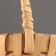 Set of wicker baskets, 26x17x15/21 cm, 21x12x12.5/18 cm, 2 pcs, sequoia