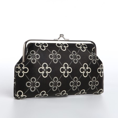 Cosmetic bag on the farmar, black color