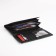 Women's wallet on a magnet, black color