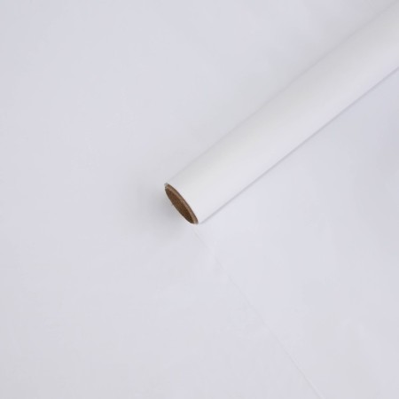 Flower film packaging moisture -resistant “white”, 0.6 x 8 m, 30mkm