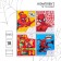 A set of notebooks is 20 pieces, 18 sheets, in a ruler, a covered paper cover, spider-man