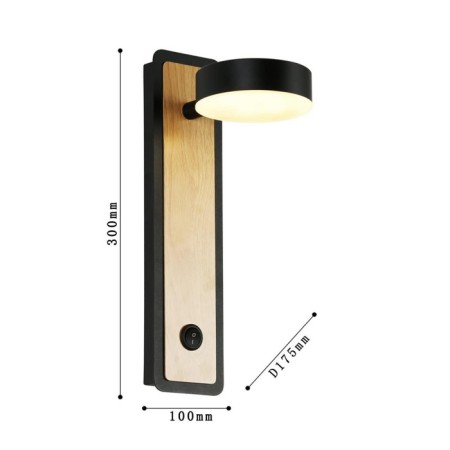 Wall lamp Prime 100 mm, 175 mm, LED 5W-4
