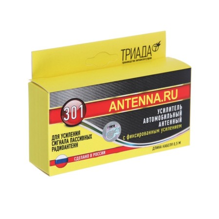 Antenna amplifier "Triad-301" 16 dB VHF and FM-6