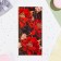 Money envelope "Flowers" Cutting, embossing, red flowers