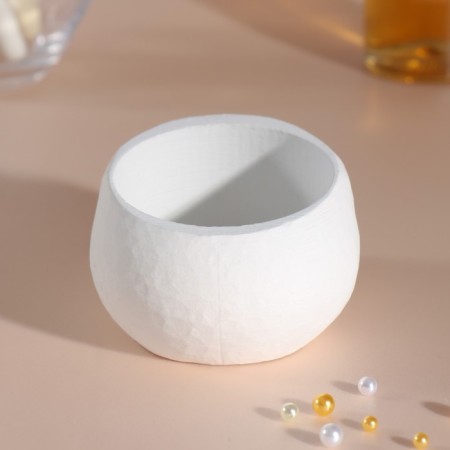 Concrete center "alien" height 5 cm, d-6 cm white-3