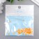 Decor for creativity "Fluorescent rhinestones. Yellow -orange" set of 144 pcs SS10 - 2.7 mm